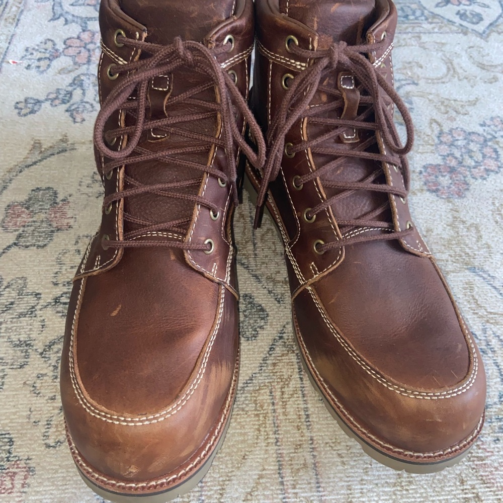 L.L Bean Leather Hunter Boots Tek2.5
